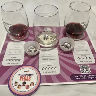 Wine &amp; Chocolate Peanut butter ball tasting!