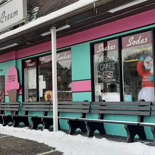 Walk up window is open