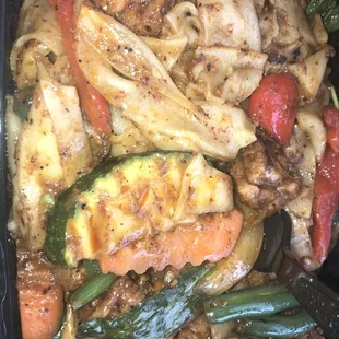 19. Drunken Noodles with tofu