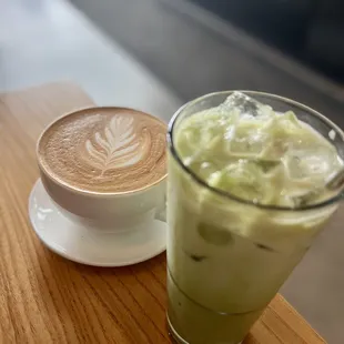 Matcha Latte, Chai Latte