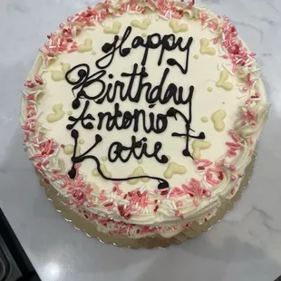 Vanilla Birthday cake