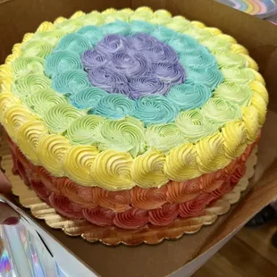 Rainbow theme 1st Birthday!