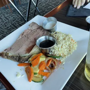Prime rib excellent!