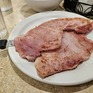 Ham off the bone