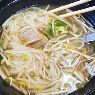Pho bo vien- meatball pho