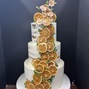 Fall wedding cake