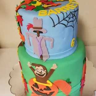 a three tiered cake