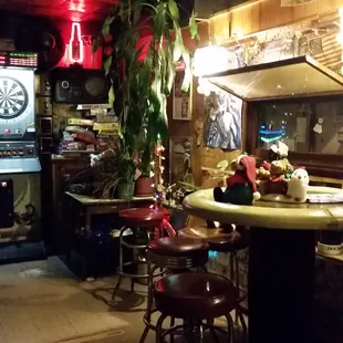 Board games and puzzles in the corner!