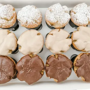 a variety of pastries