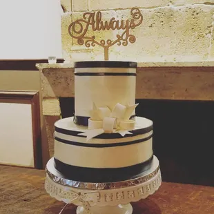 a three tiered cake