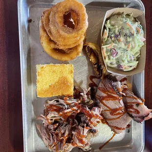 2 meat platter and 2 sides