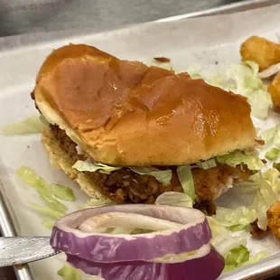 Tenderloin sandwich