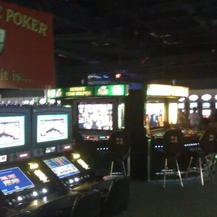 New blackjack machine in the background
