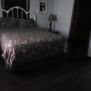 Master bedroom with private restroom.