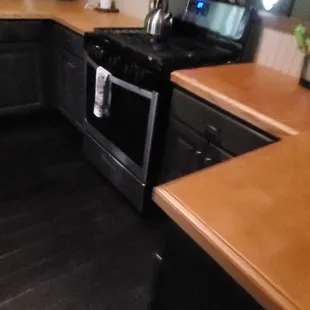 Open concept kitchen