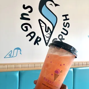 Strawberry lemon tea