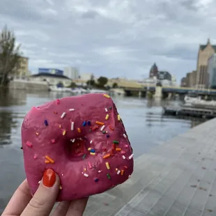 donuts, food, dough desserts