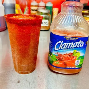 a close up of a drink