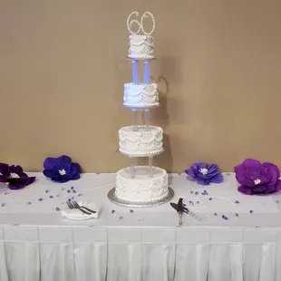 Wedding anniversary cake.