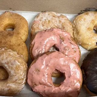Vegan Strawberry Glaze Donut