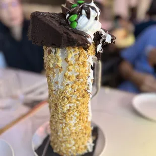Chocolate Peanut Butter Cup Mania Shake