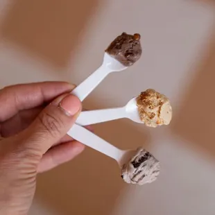 sample the ice cream flavors.  all made in-house!