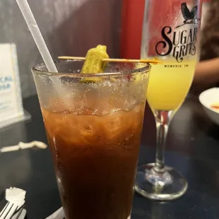 Bloody Mary and Mimosa