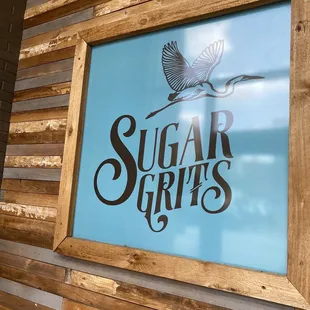 a picture of a sign on a wall