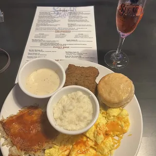 Country Fried Steak n Eggs
