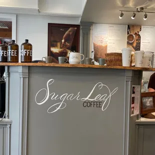 The coffee bar area Sugar leaf - Branson, MO