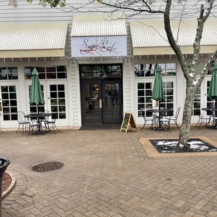 Tucked in the back of this shopping center