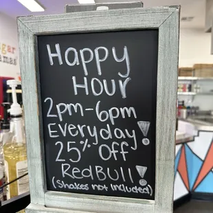 Drinks only