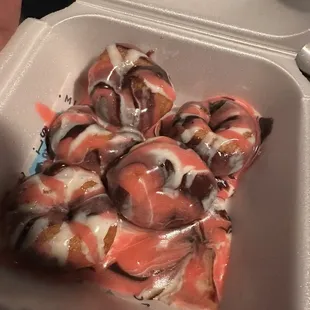 Banana Split- banana, strawberry, Choco drizzle