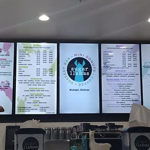 menus and prices