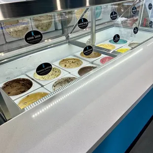 Ice cream selection