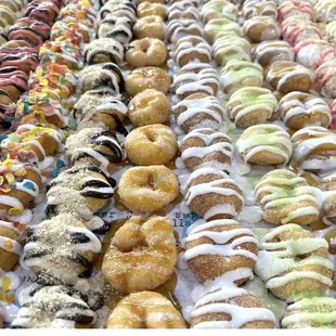 a variety of doughnuts