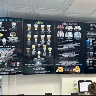 Menu board