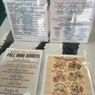 Donut Flavors and how they work.