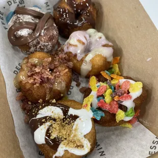 a variety of doughnuts