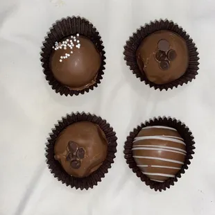Cookie dough and Oreo truffles.