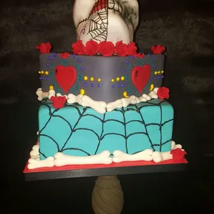 Dia De La Muertos Cake!