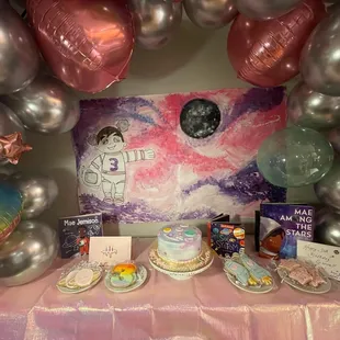 Space cookies for our space theme