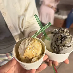 Durian and black sesame