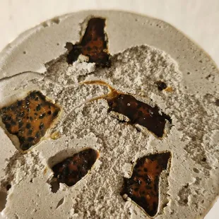 Blacksesame brittle pint $14 ( i love Blacksesame but don't like brittle ..are are too sweet) for my dessert 12/5/24