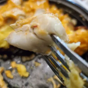 Crab hash made with lump crab meat