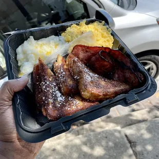 French toast platter