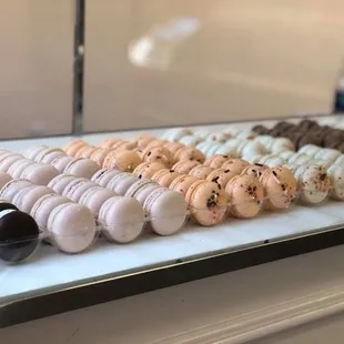 a variety of pastries