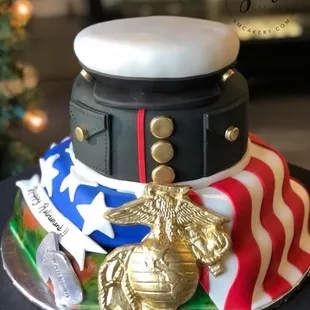 a military cake