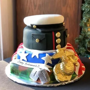a military cake