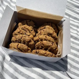 Graham cracker chocolate chip cookies - perfect for making s&apos;mores (or any other reason :p)